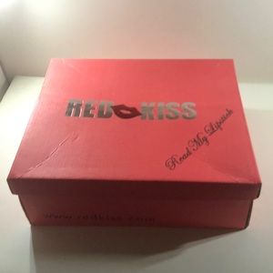 Pre-owned Red Kiss High Heels Black Size 8